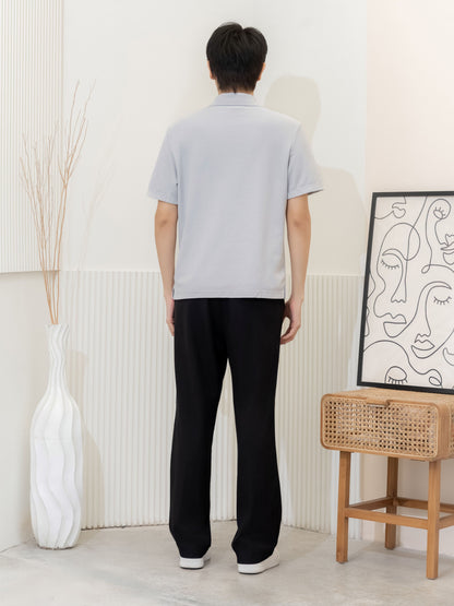 เสื้อโปโล inWork Tailor Pattern สีเทา (Grey)