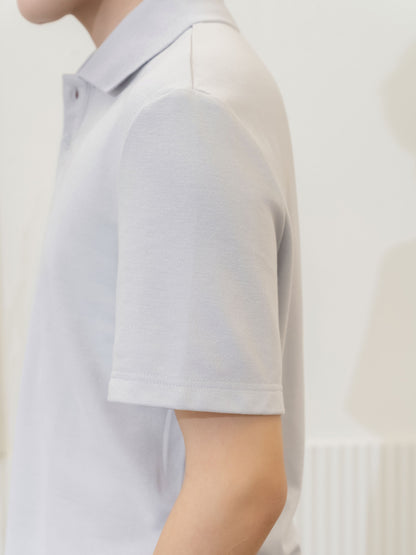 เสื้อโปโล inWork Tailor Pattern สีเทา (Grey)