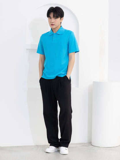 เสื้อโปโล inWork Tailor Pattern สีฟ้า (Sky Blue)